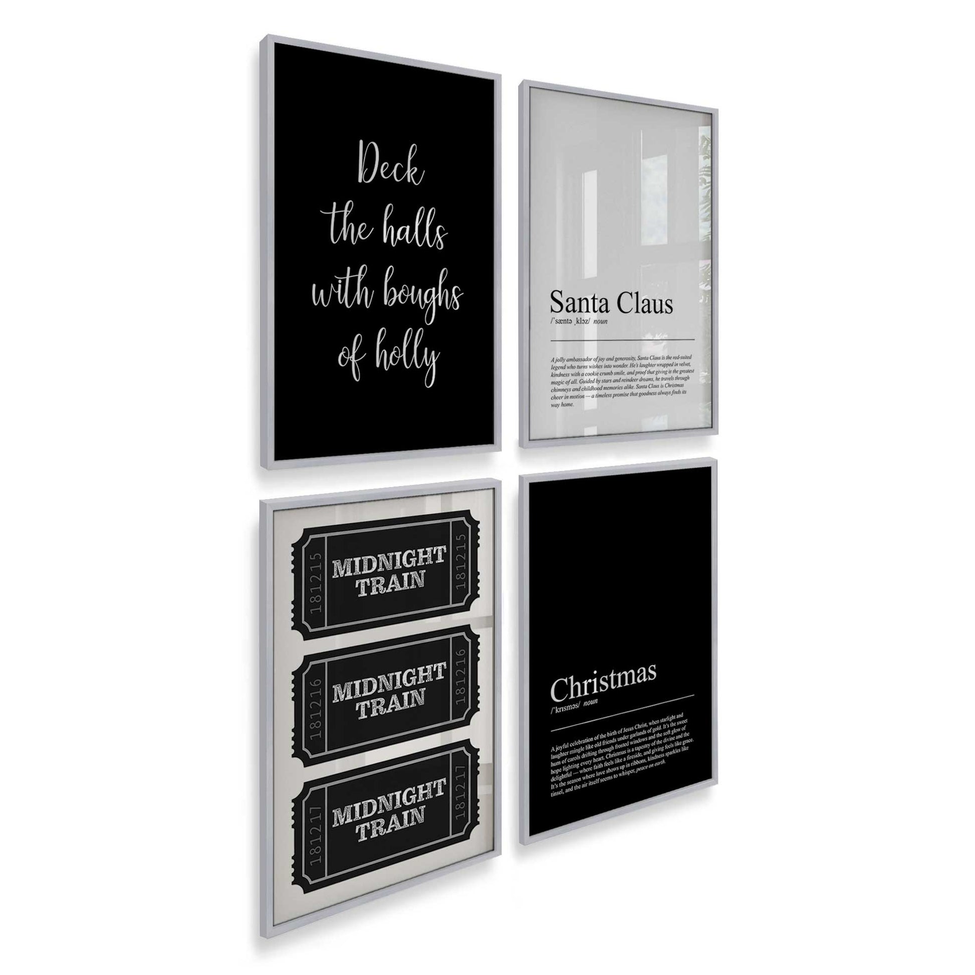 [Color:Polished Chrome], Picture of art in a Polished Chrome frame of the corner