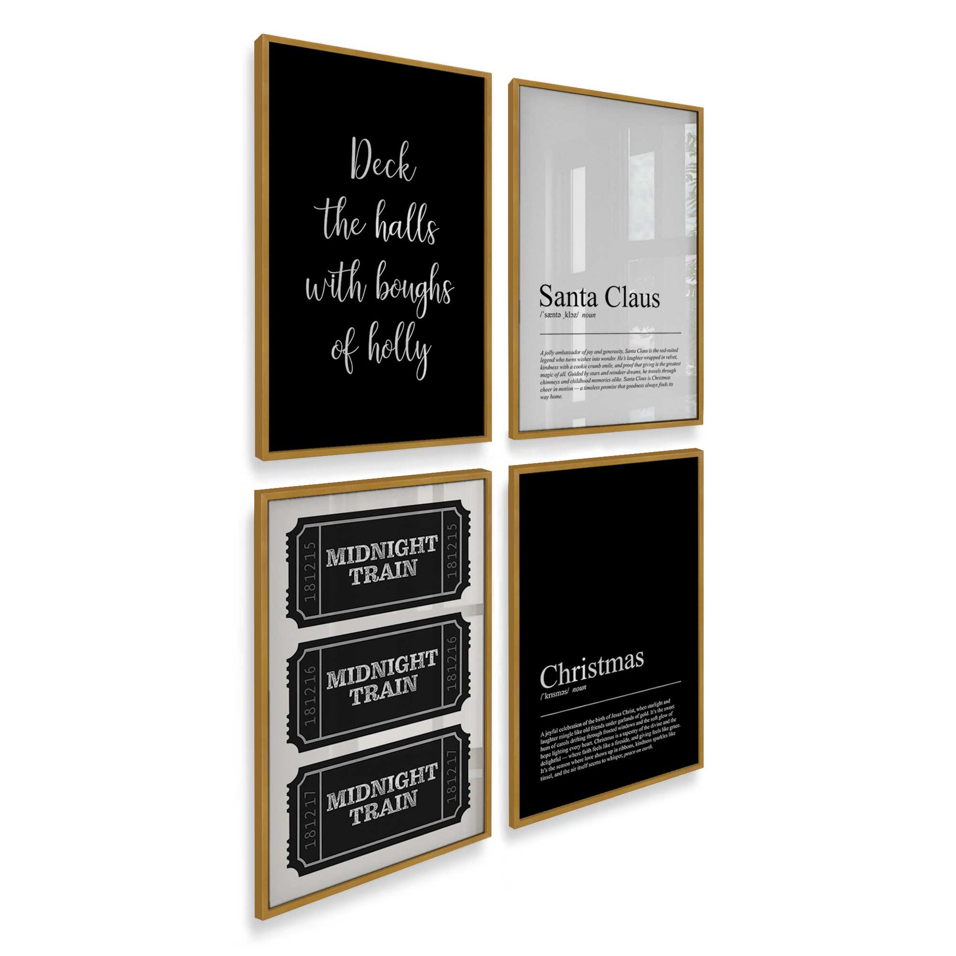 [Color:Polished Gold], Picture of art in a Polished Gold frame of the corner