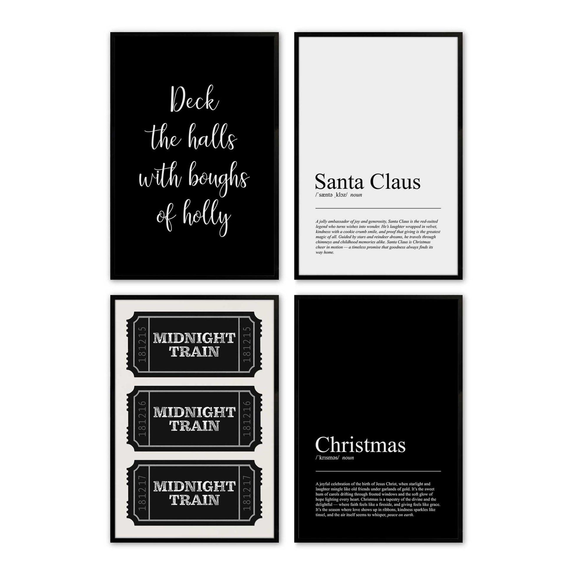 [Color:Satin Black], Picture of art in a Satin Black frame