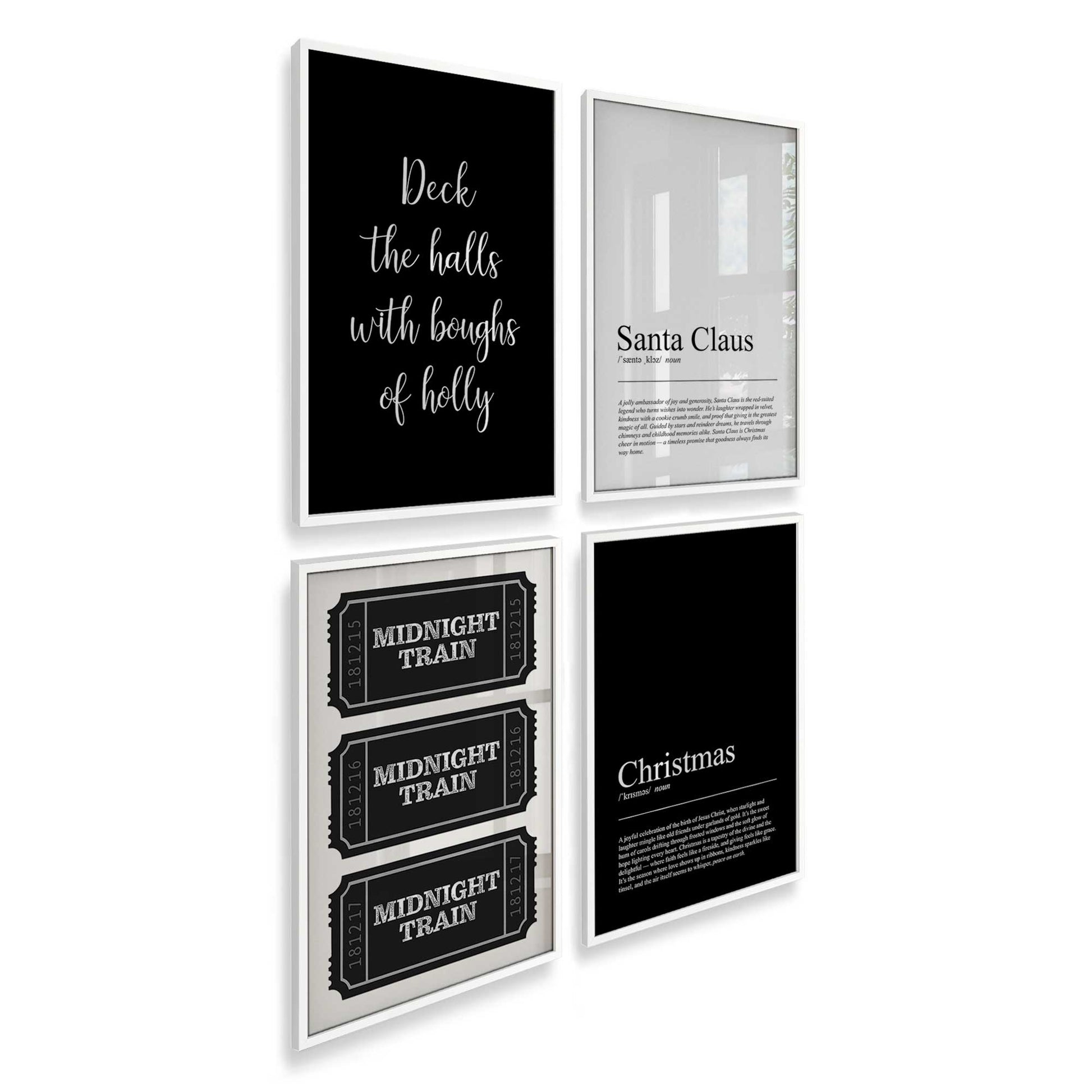 [Color:Opaque White], Picture of art in an Opaque White frame at an angle