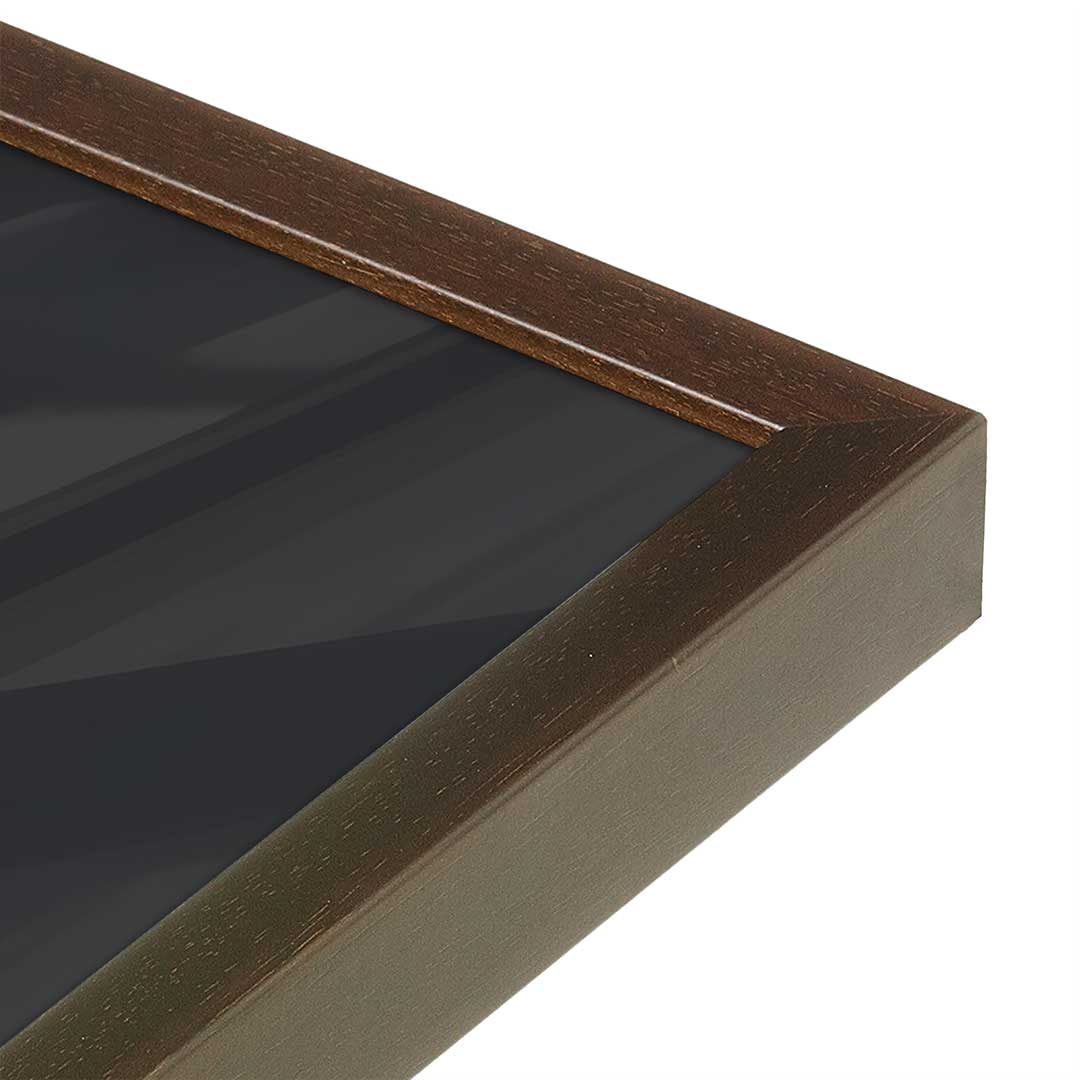 [Color:Belvinder Brown], Picture of art in a Belvinder Brown frame of the corner