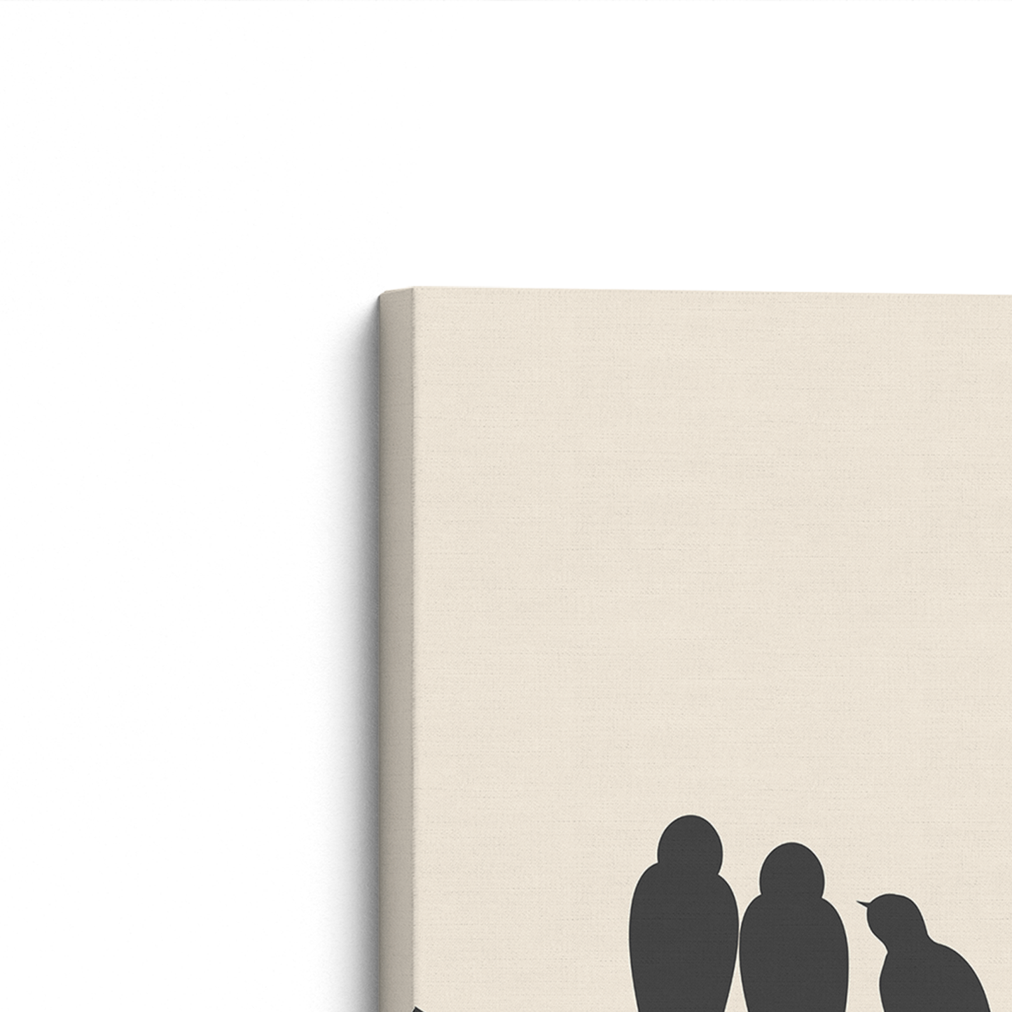 [color:Stretched Canvas], Picture of corner of the canvas