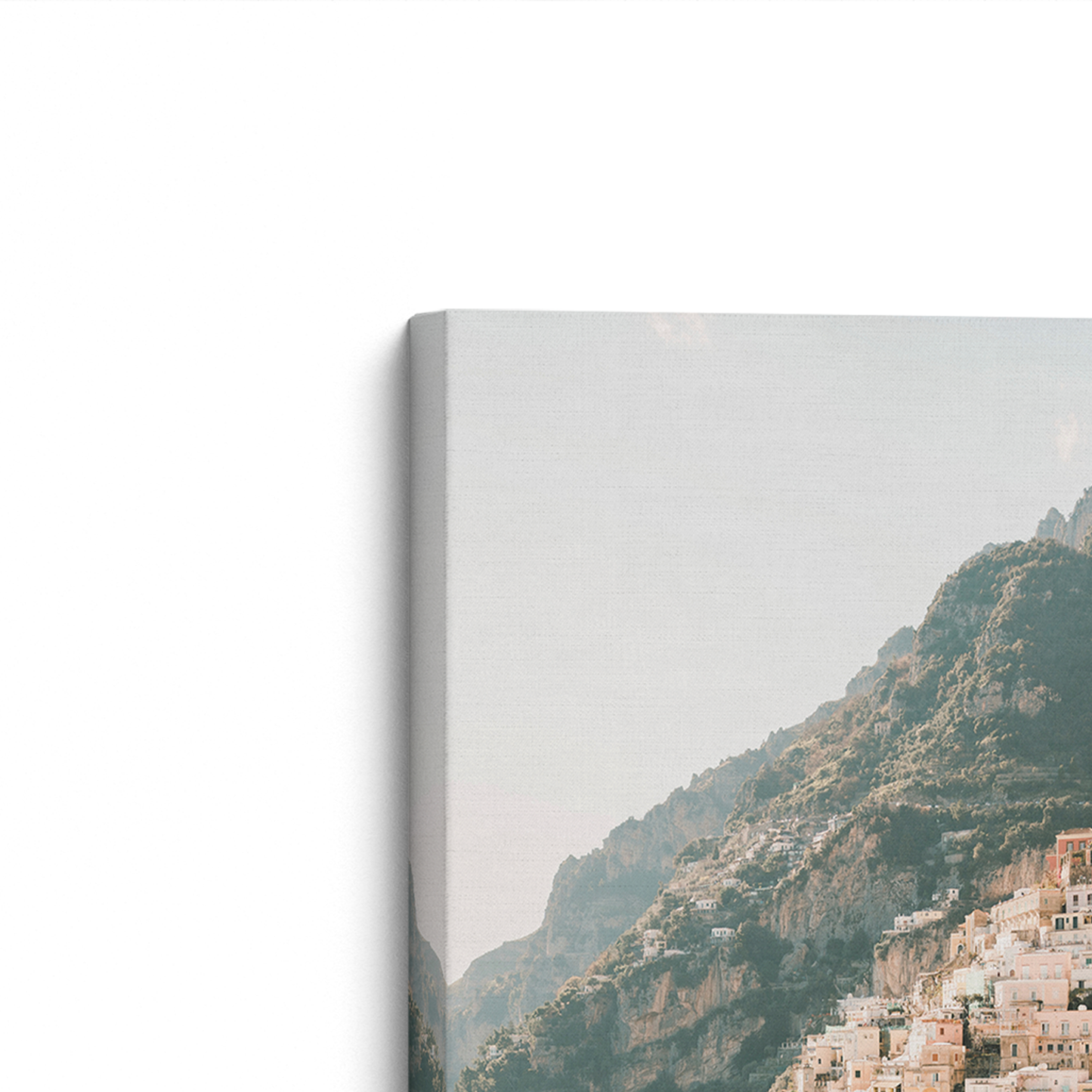 [color:Stretched Canvas], Frame corner detail