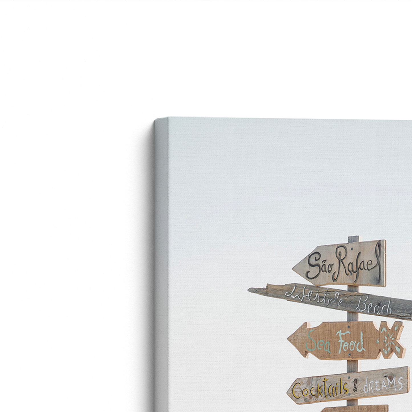 [color:Stretched Canvas], Frame corner detail