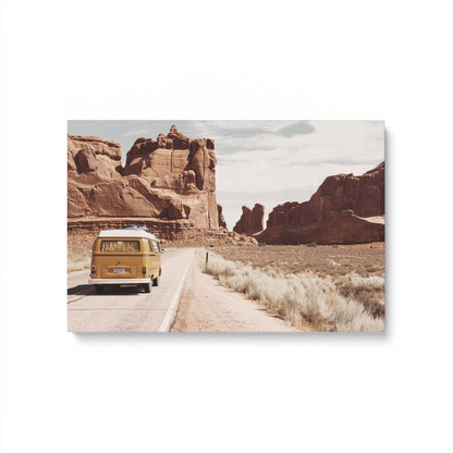[color:Stretched Canvas], Picture of art in a black frame