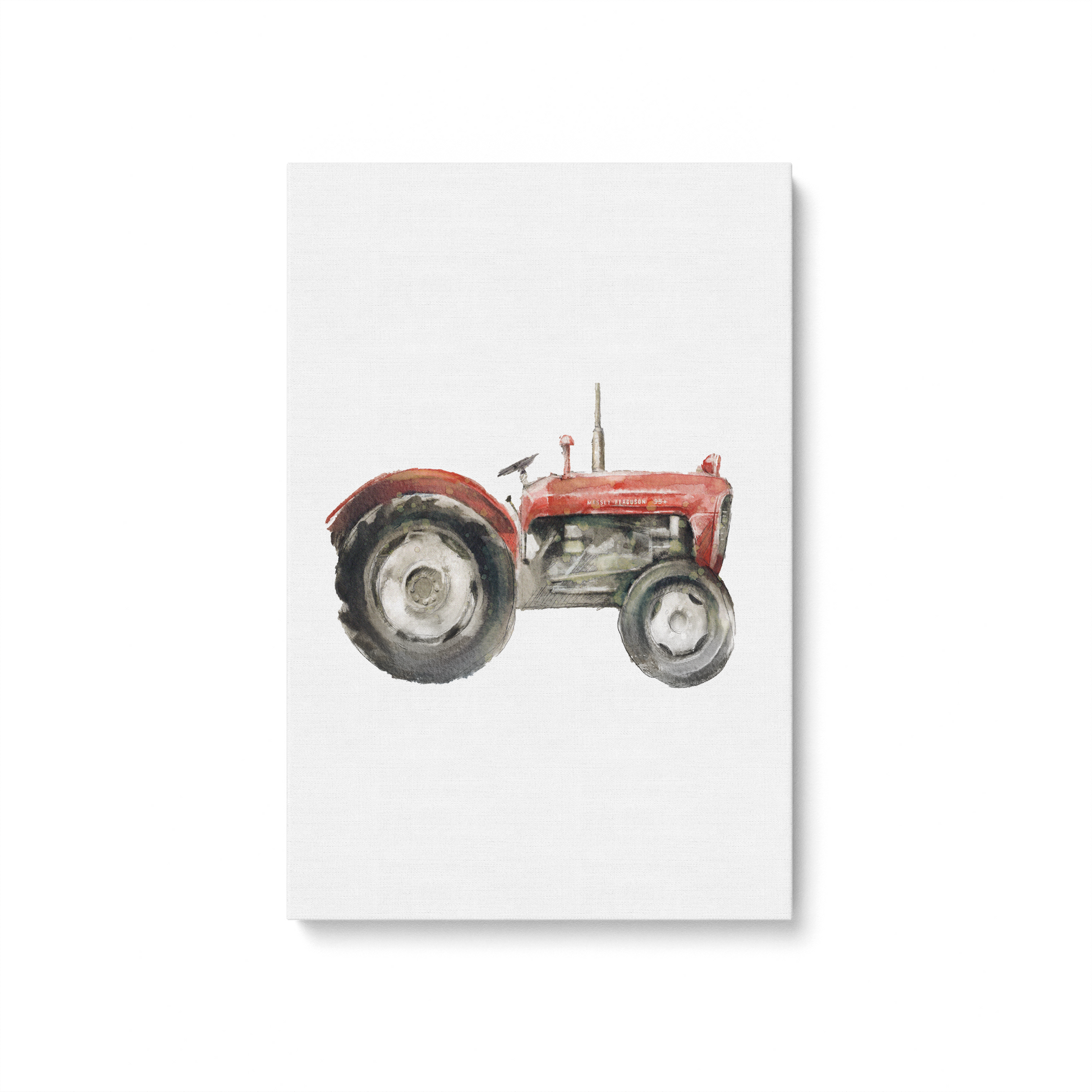 [color:Stretched Canvas], Picture of art in a black frame