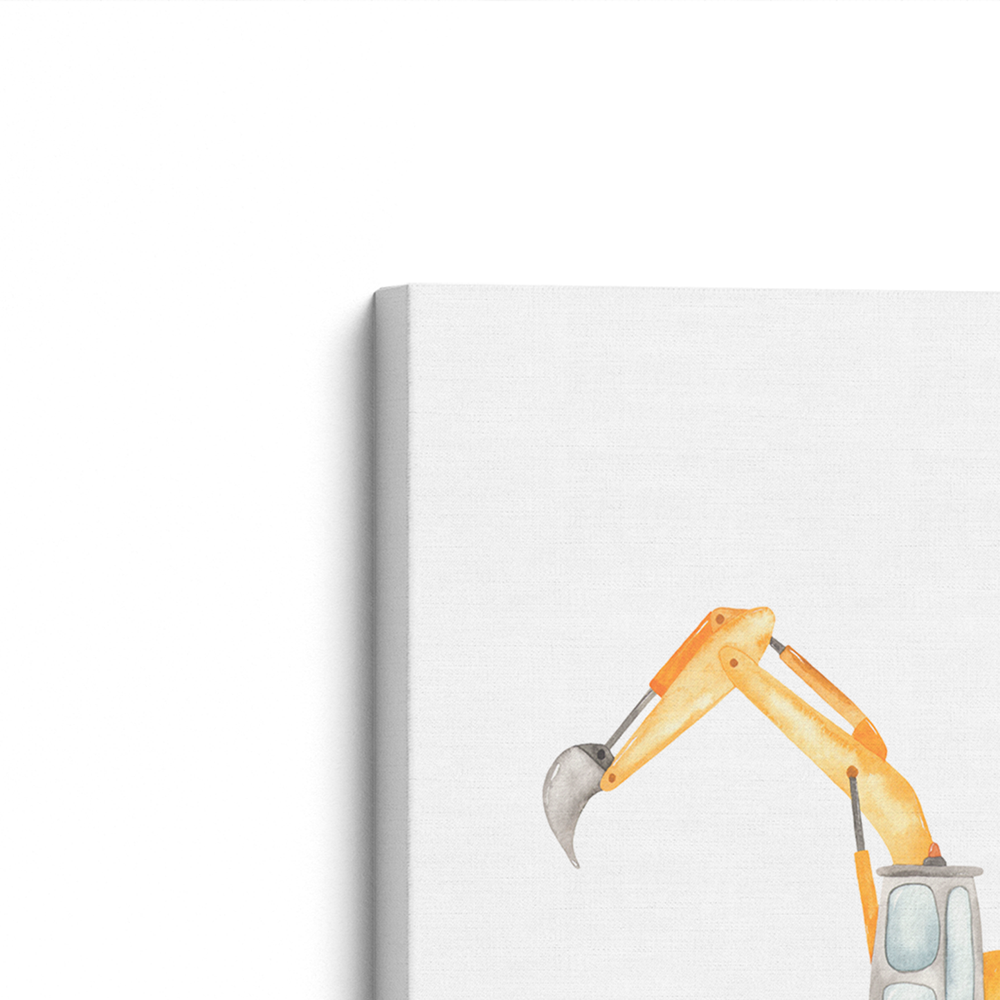 [color:Stretched Canvas], Frame corner detail
