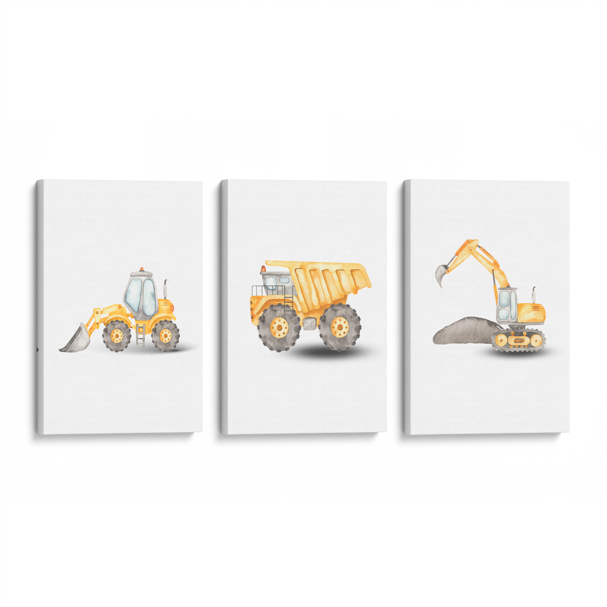 [color:Stretched Canvas], Picture of art in a black frame at angle