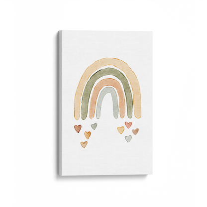 [color:Stretched Canvas], Picture of art on wall