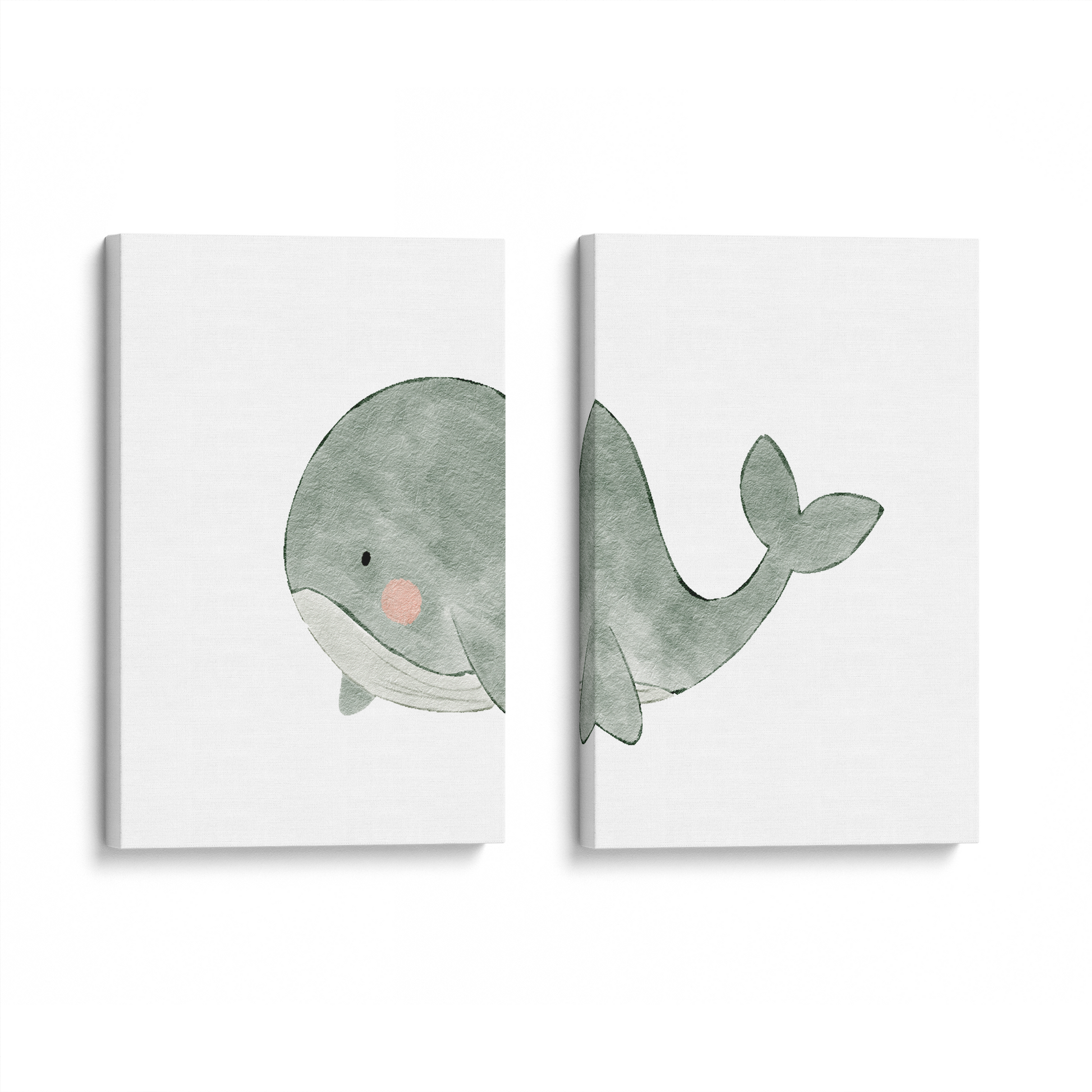 [color:Stretched Canvas], Picture of art in a black frame at angle