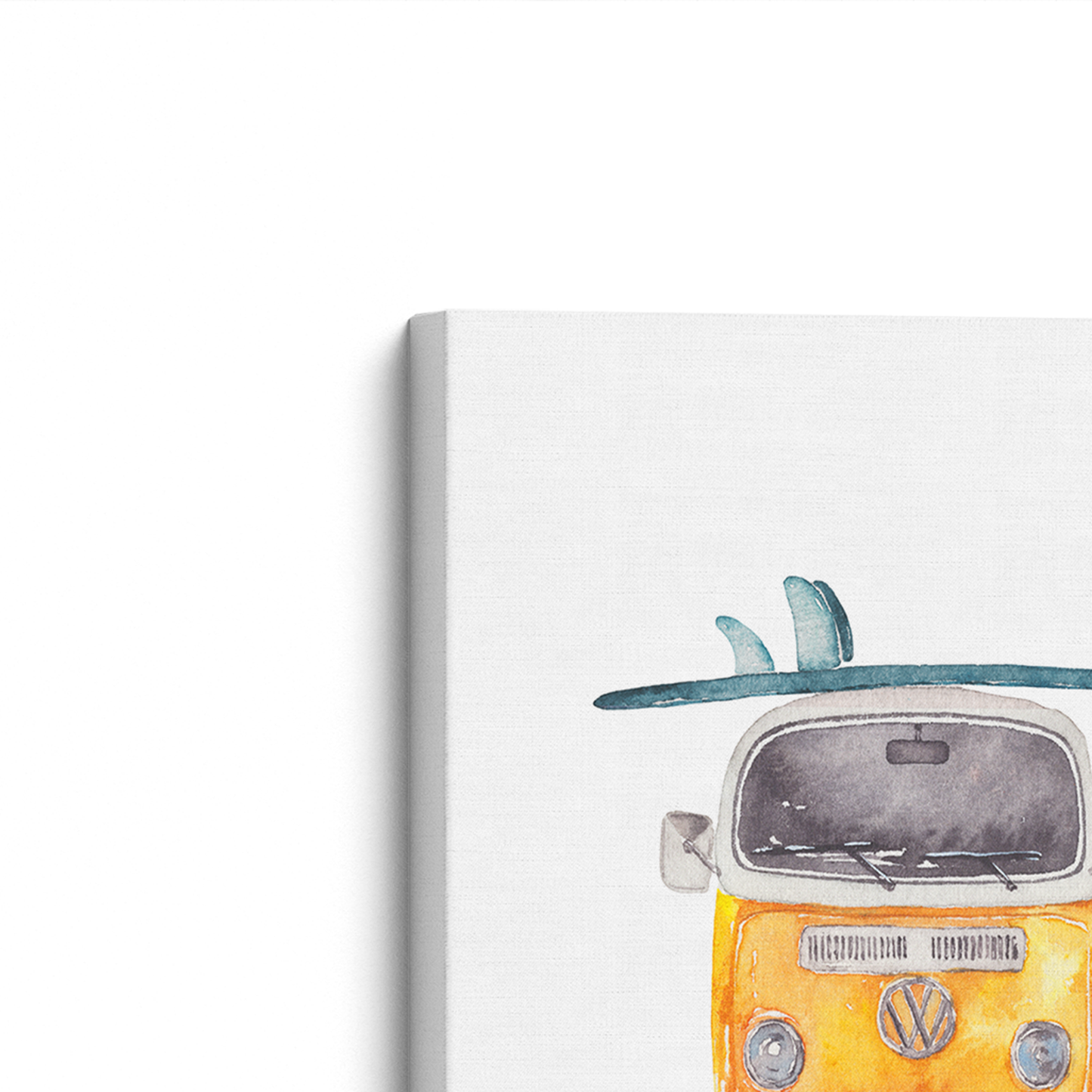 [color:Stretched Canvas], Frame corner detail