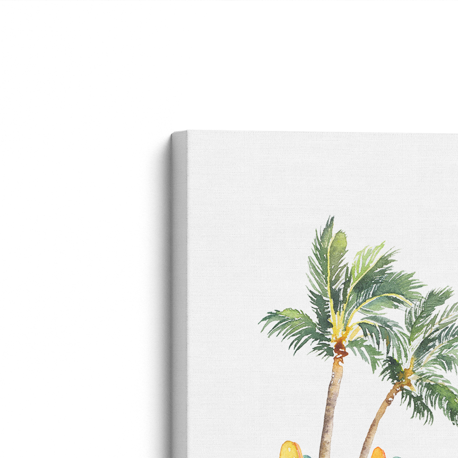 [color:Stretched Canvas], Frame corner detail