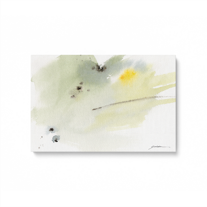 [color:Stretched Canvas], Picture of art in a black frame