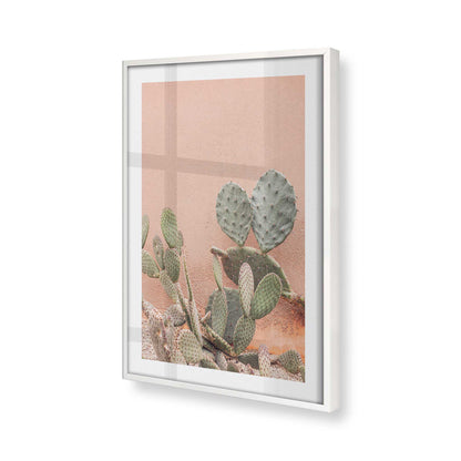 [Color:Opaque White], Picture of art in a Opaque White frame at an angle