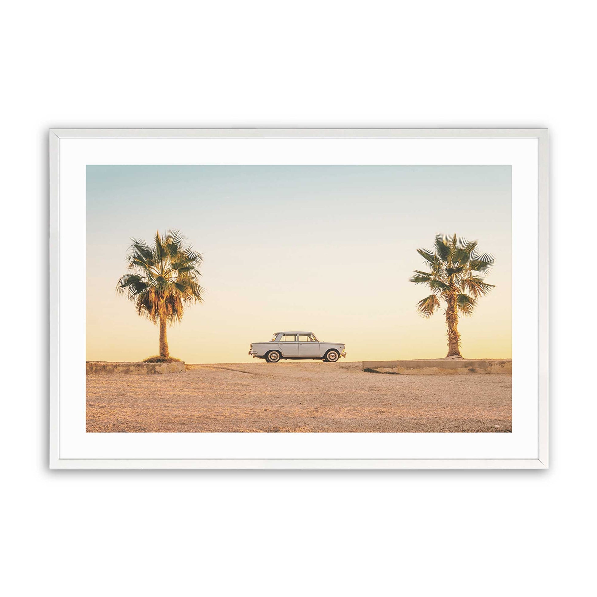 [Color:Opaque White], Picture of art in a Opaque White frame