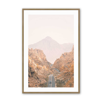 [Color:Brushed Gold], Picture of art in a Brushed Gold frame