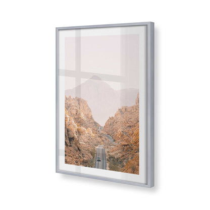[Color:Polished Chrome], Picture of art in a Polished Chrome frame at an angle