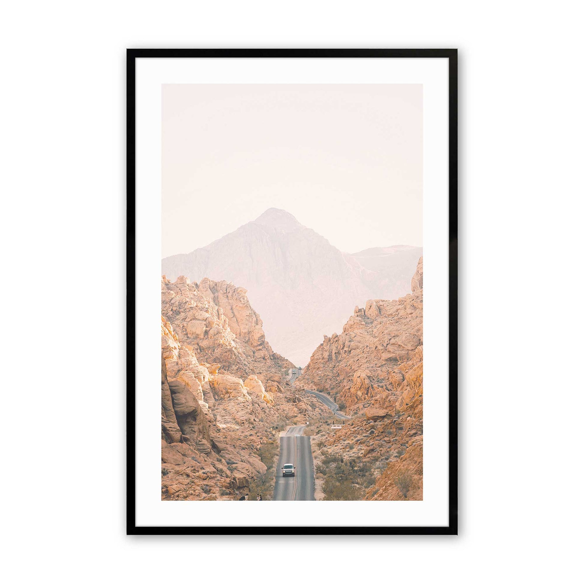 [Color:Satin Black], Picture of art in a Satin Black frame