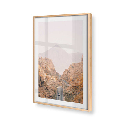 [Color:Raw Maple], Picture of art in a Raw Maple frame at an angle