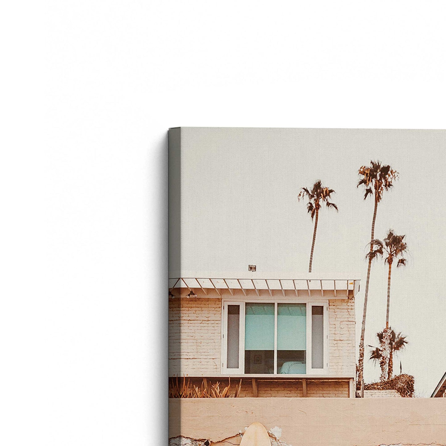 [Color:Stretched Canvas], Picture of the corner of the art