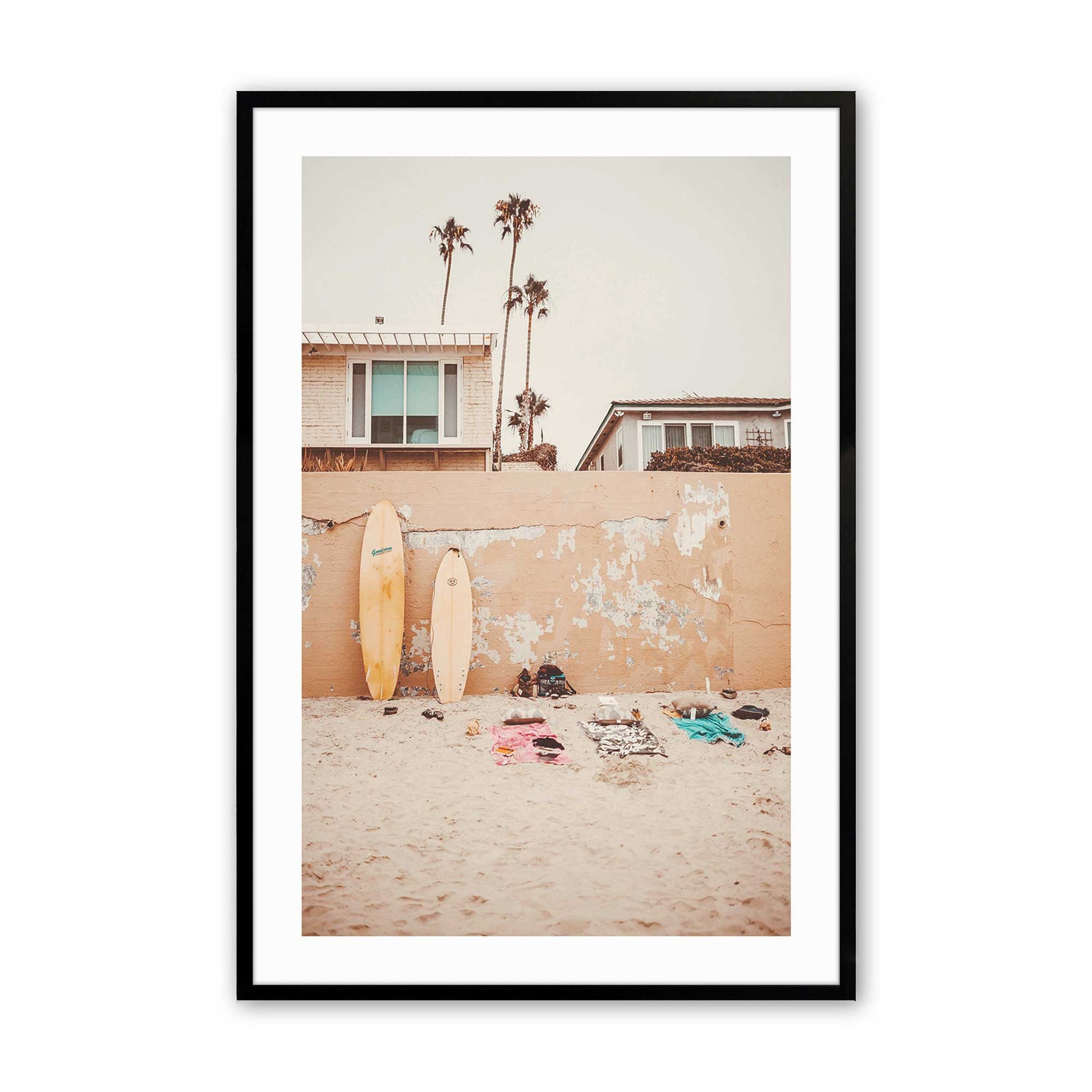 [Color:Satin Black], Picture of art in a Satin Black frame