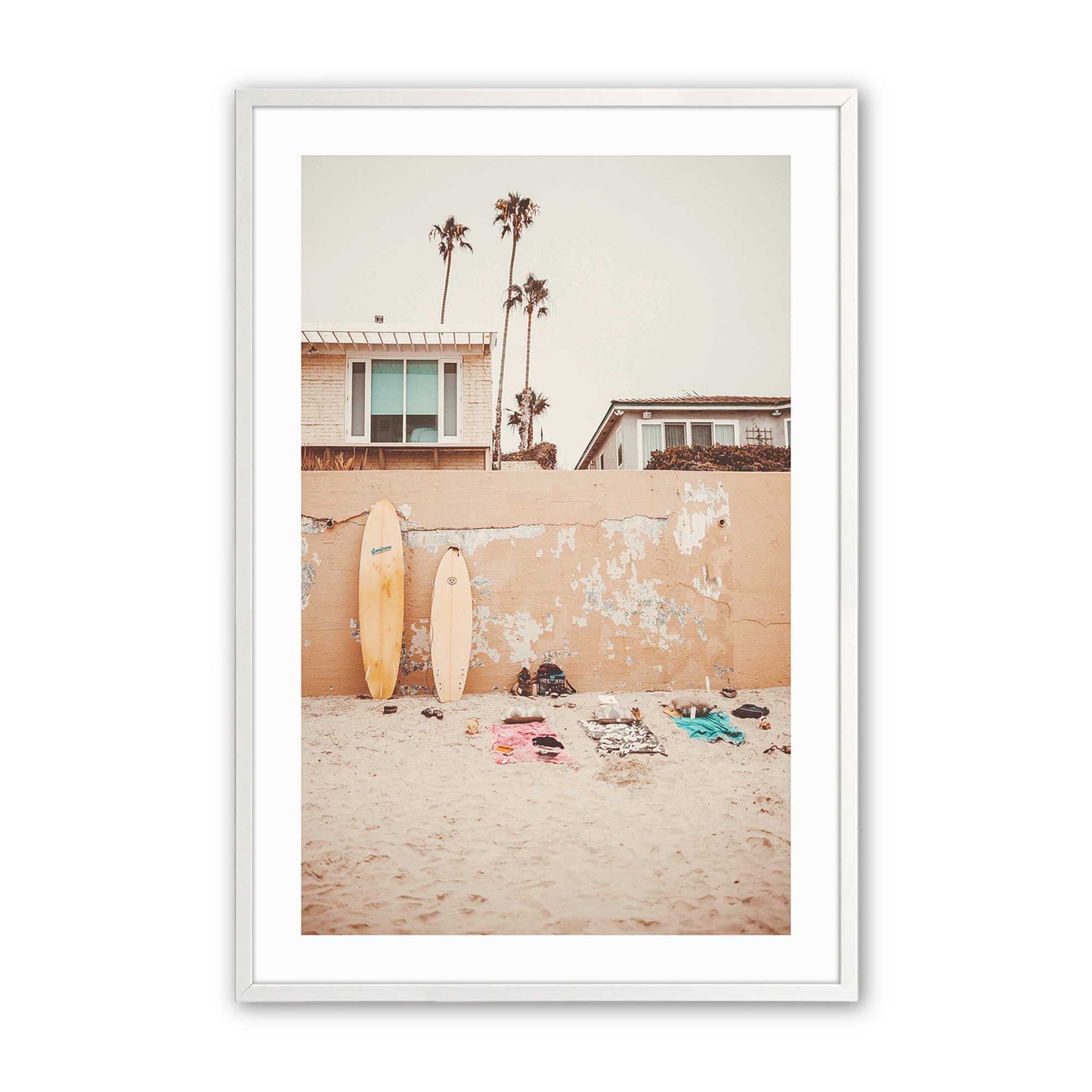 [Color:Opaque White], Picture of art in a Opaque White frame