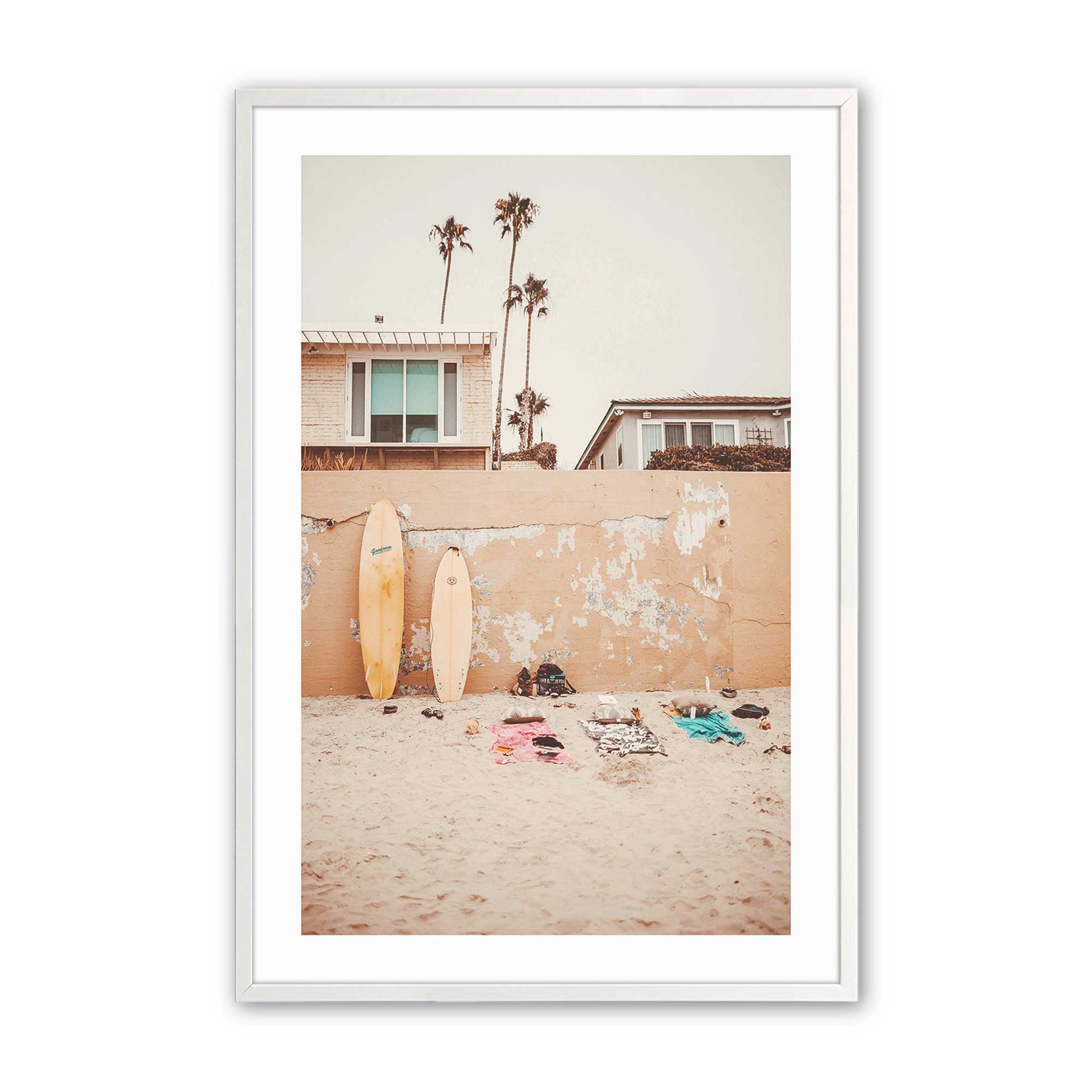 [Color:Opaque White], Picture of art in a Opaque White frame