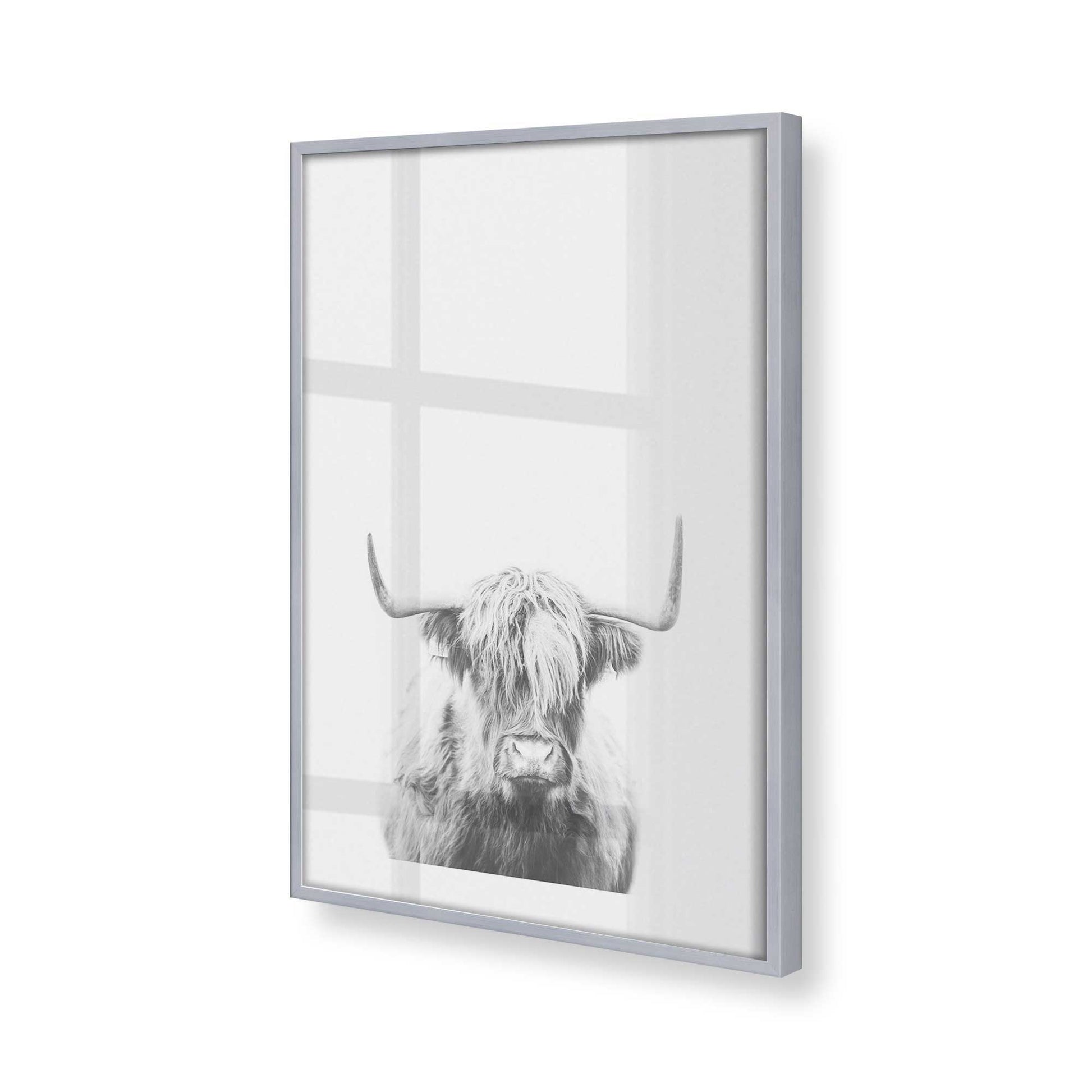 [Color:Polished Chrome], Picture of art in a Polished Chrome frame at an angle
