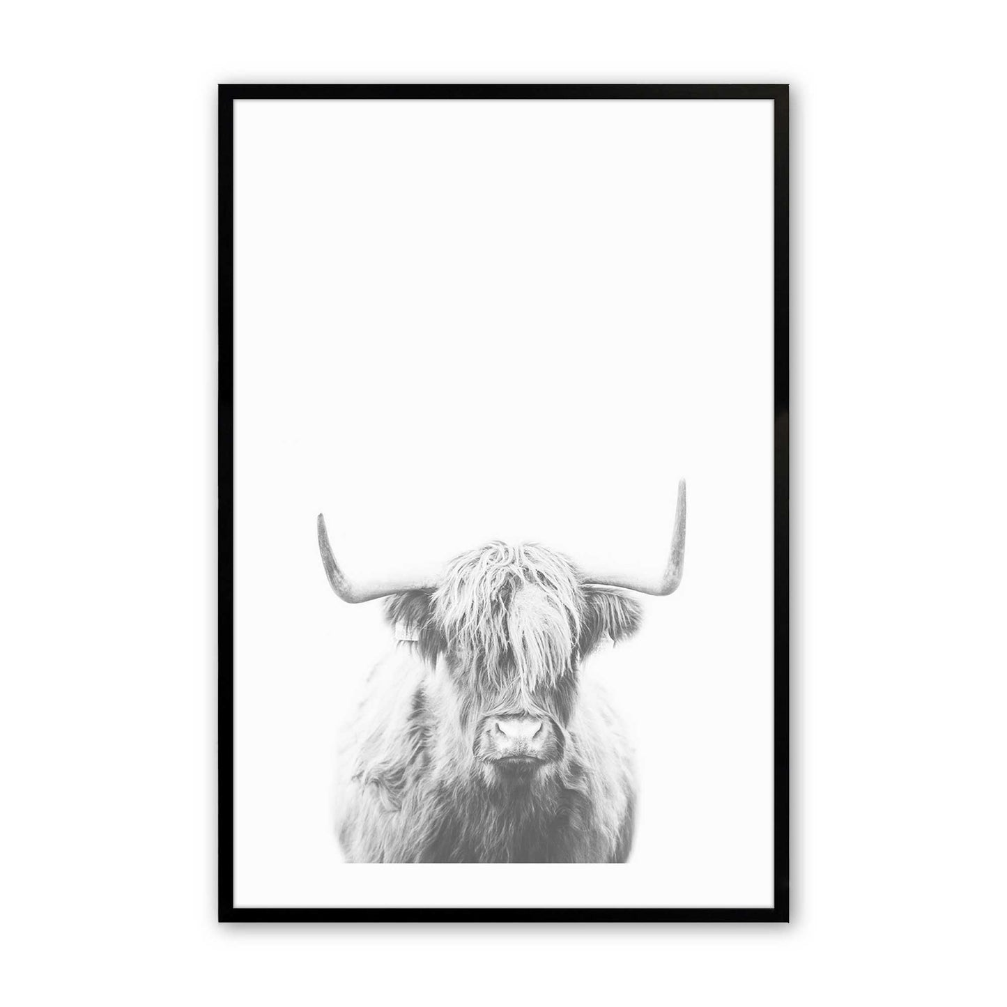 [Color:Satin Black], Picture of art in a Satin Black frame