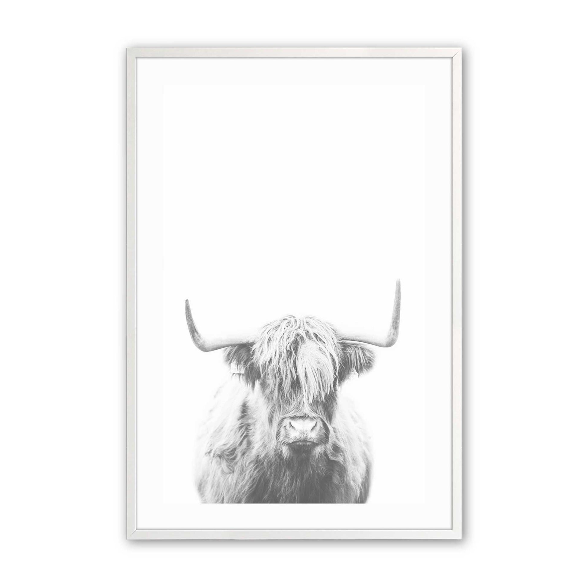 [Color:Opaque White], Picture of art in a Opaque White frame