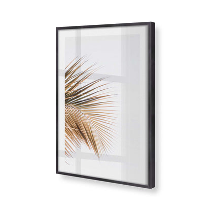 [Color:Weathered Zinc], Picture of art in a Weathered Zinc frame at an angle