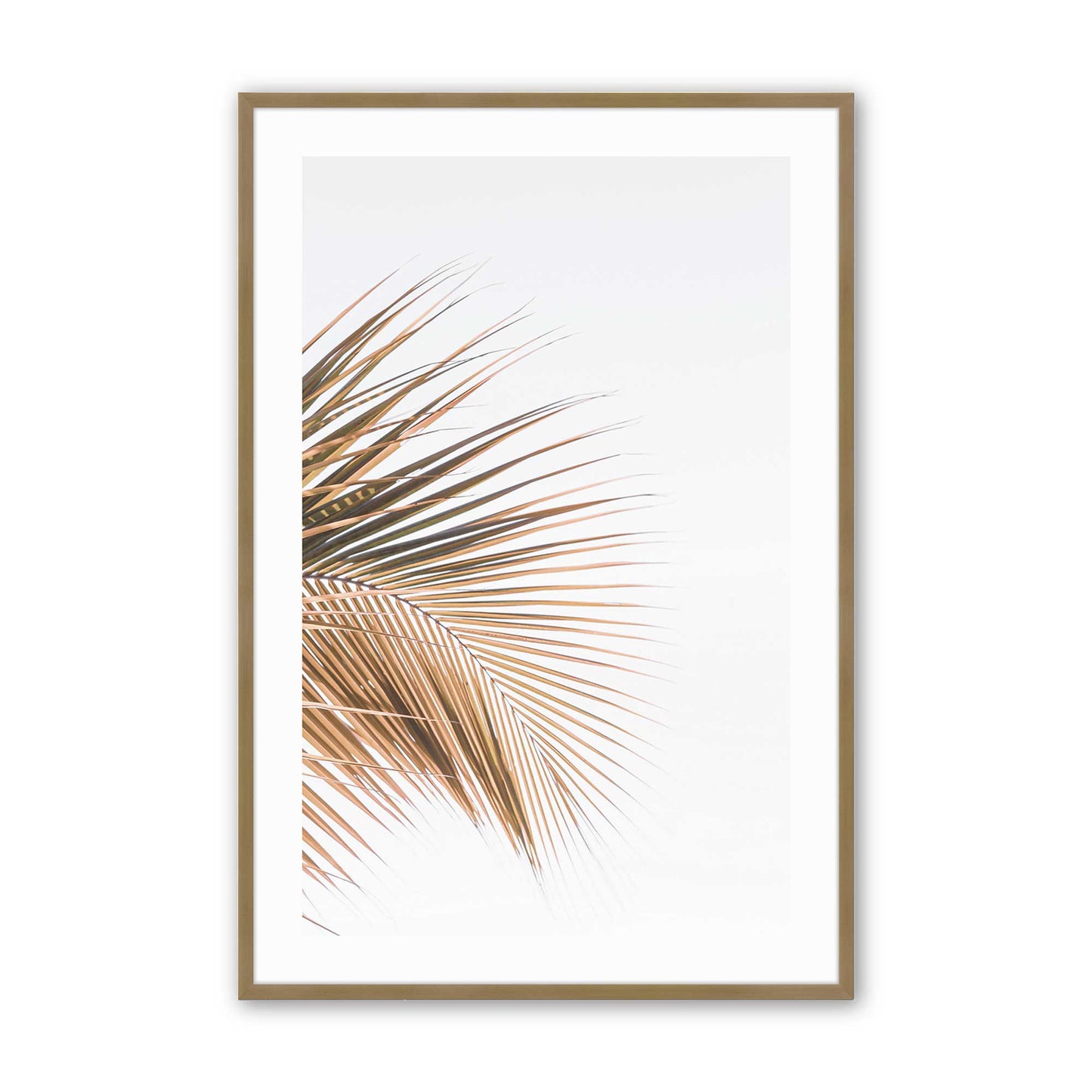 [Color:Brushed Gold], Picture of art in a Brushed Gold frame