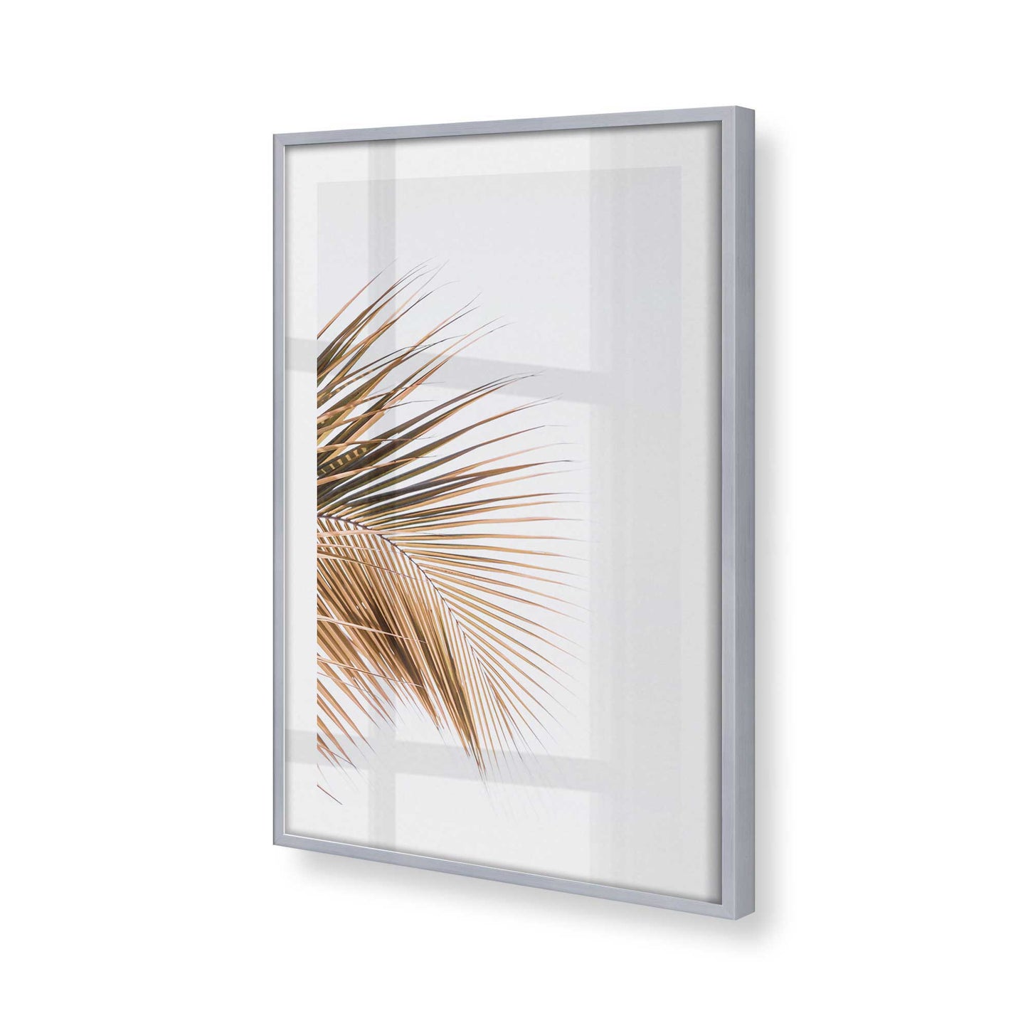 [Color:Polished Chrome], Picture of art in a Polished Chrome frame at an angle