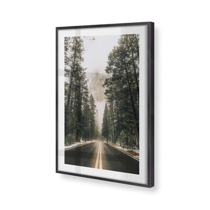 [Color:Weathered Zinc], Picture of art in a Weathered Zinc frame at an angle