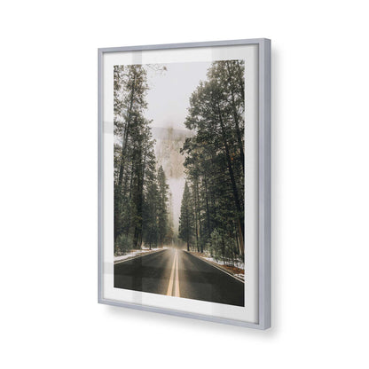 [Color:Polished Chrome], Picture of art in a Polished Chrome frame at an angle
