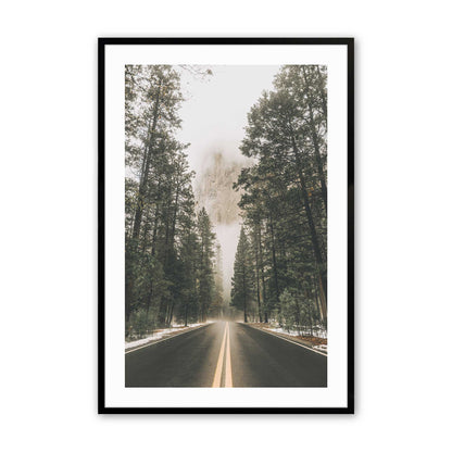 [Color:Satin Black], Picture of art in a Satin Black frame