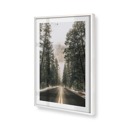 [Color:Opaque White], Picture of art in a Opaque White frame at an angle
