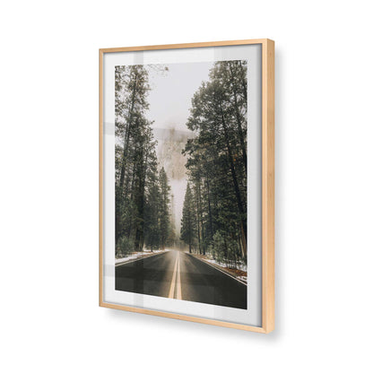 [Color:Raw Maple], Picture of art in a Raw Maple frame at an angle