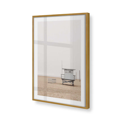 [Color:Polished Gold], Picture of art in a Polished Gold frame at an angle