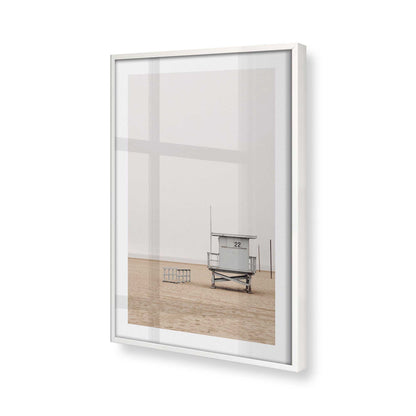 [Color:Opaque White], Picture of art in a Opaque White frame at an angle