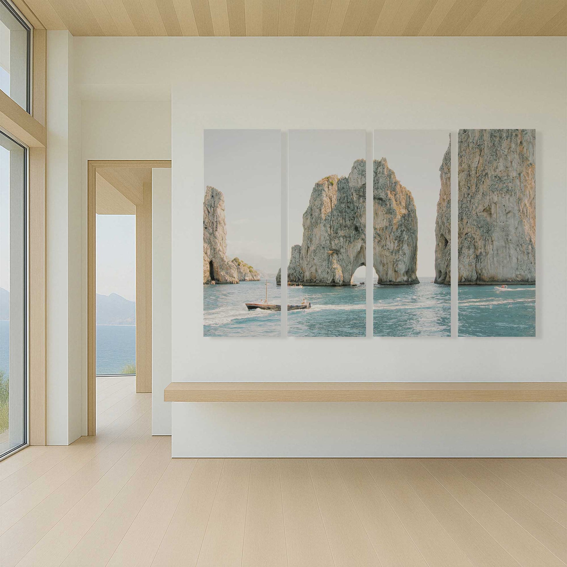 [Color:Stretched Canvas], Picture of art in a room