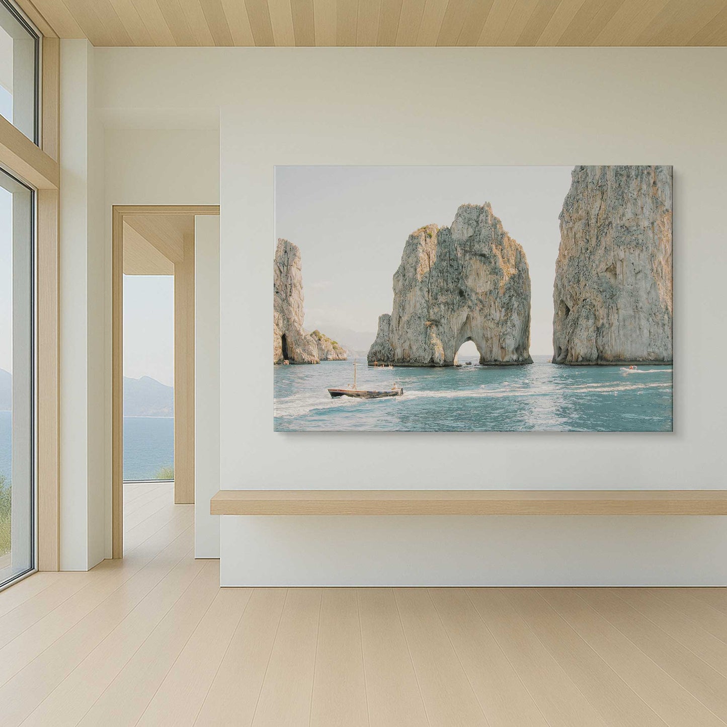 [Color:Stretched Canvas], Picture of art in a room