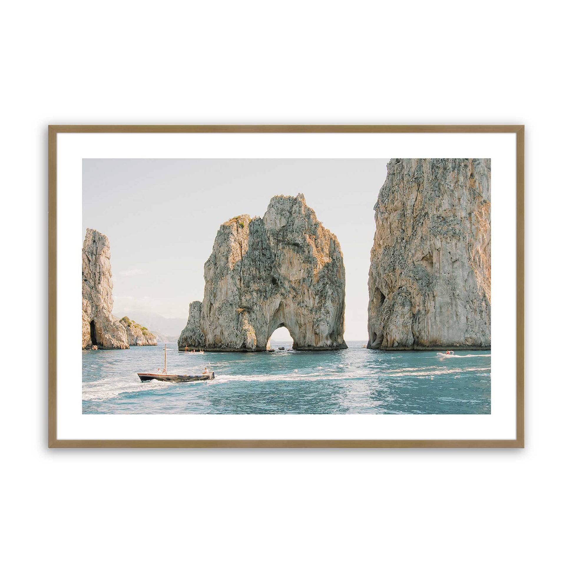 [Color:Brushed Gold], Picture of art in a Brushed Gold frame
