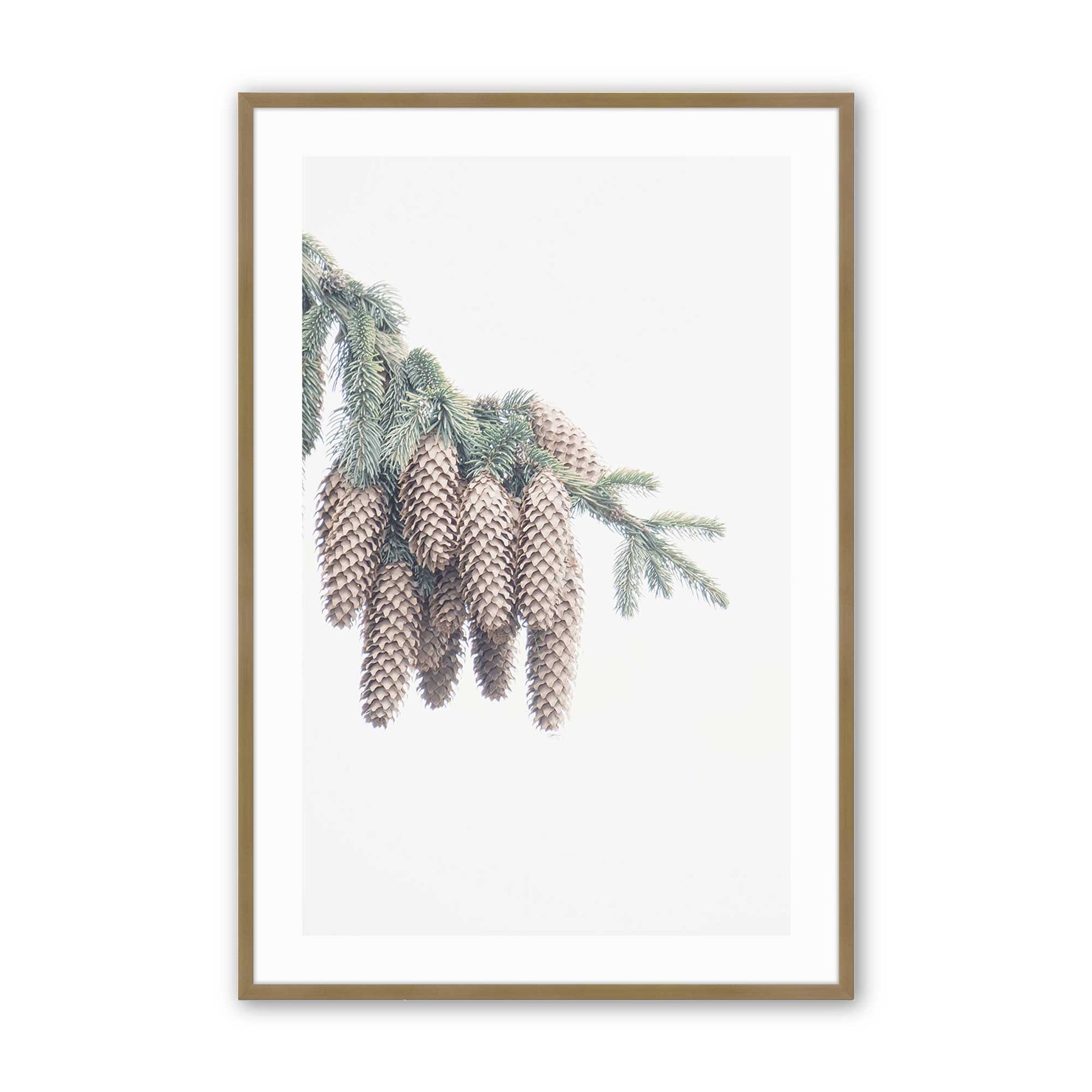 [Color:Brushed Gold], Picture of art in a Brushed Gold frame