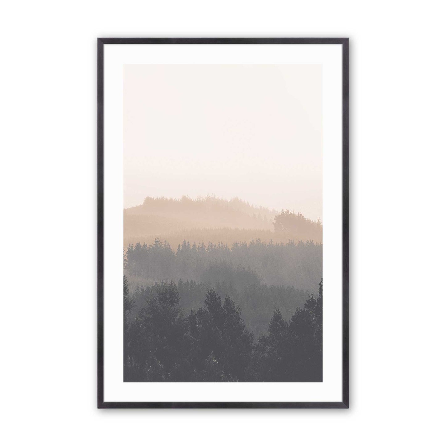 [Color:Weathered Zinc], Picture of art in a Weathered Zinc frame