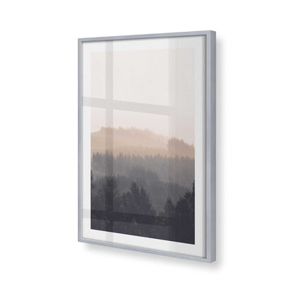 [Color:Polished Chrome], Picture of art in a Polished Chrome frame at an angle