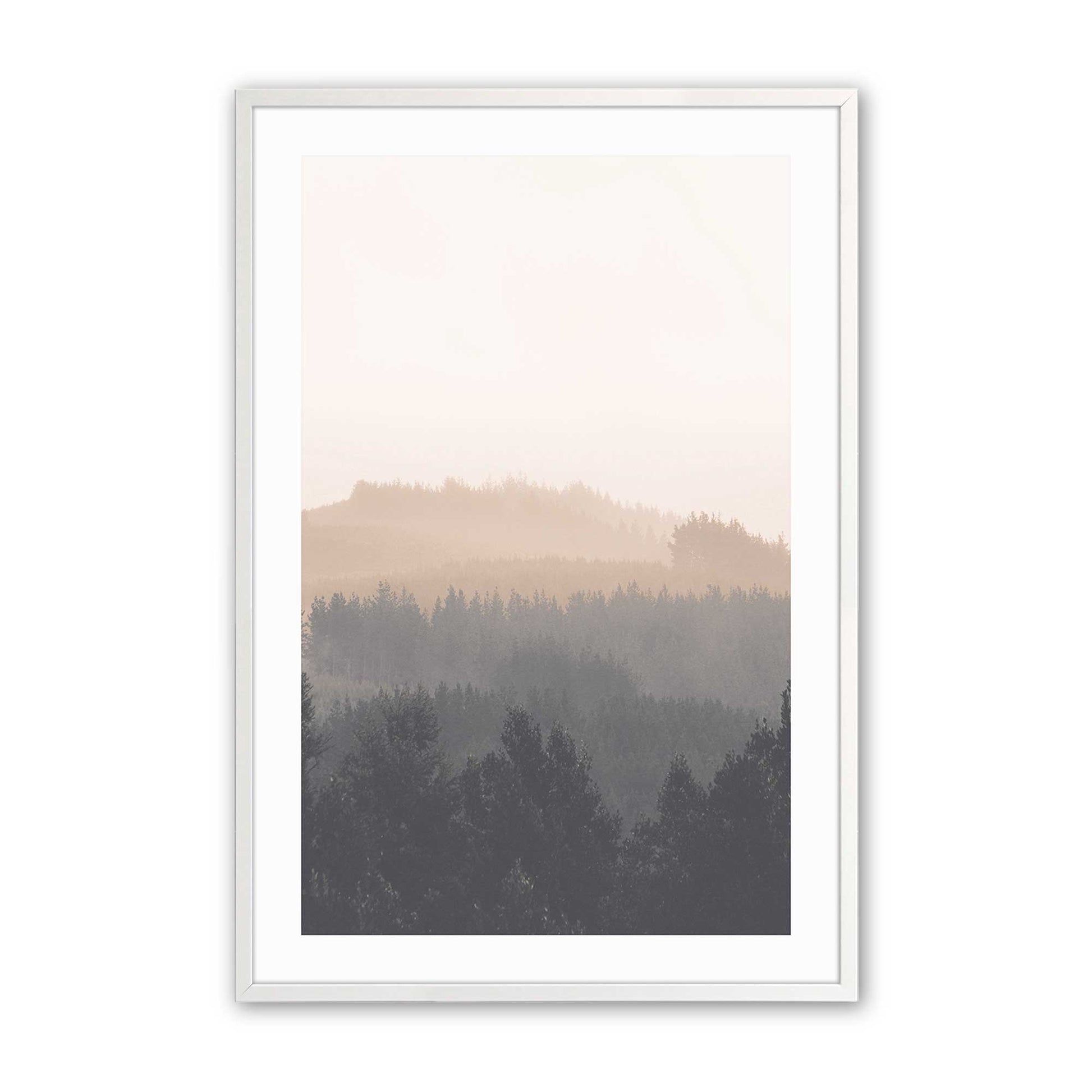 [Color:Opaque White], Picture of art in a Opaque White frame