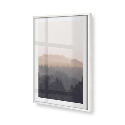 [Color:Opaque White], Picture of art in a Opaque White frame at an angle