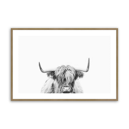 [Color:Brushed Gold], Picture of art in a Brushed Gold frame