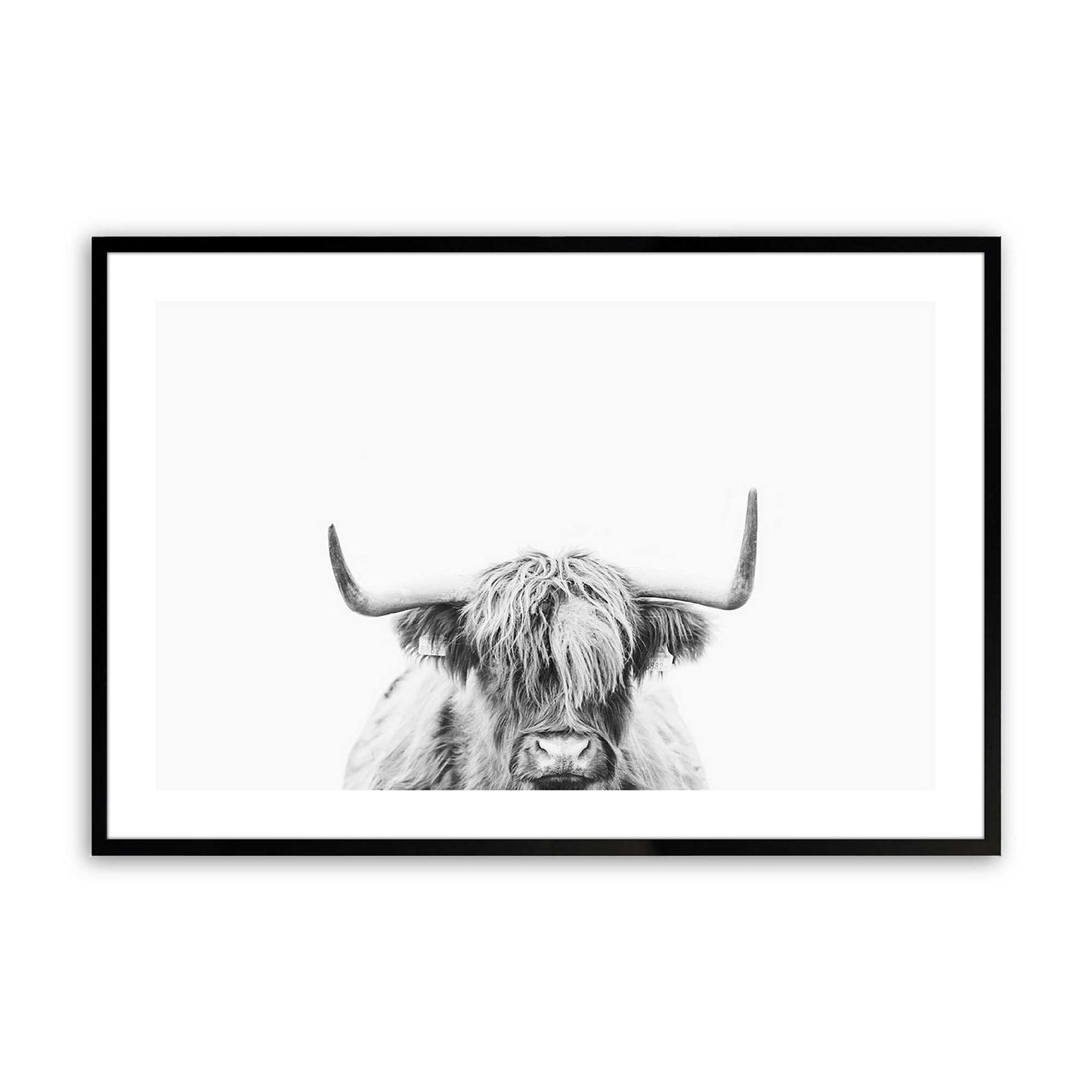 [Color:Satin Black], Picture of art in a Satin Black frame